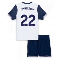 Tottenham Hotspur Brennan Johnson #22 Replika babykläder Hemmaställ Barn 2024-25 Kortärmad (+ korta byxor)